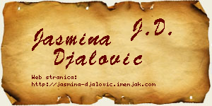 Jasmina Đalović vizit kartica